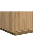 Reeded Oak 2-Drawer Nightstand | Splendido Kalla | Oroa.com