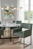 Teal Cutout-Back Dining Chair | Splendido Greco | Oroa.com