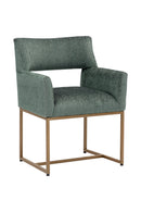 Teal Cutout-Back Dining Chair | Splendido Greco | Oroa.com