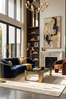 Black Glass Rectangular Coffee Table | Splendido Irvine | Oroa.com