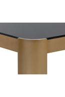Black Glass Rectangular Coffee Table | Splendido Irvine | Oroa.com
