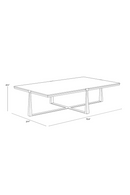 Rectangular White Marble Coffee Table | Splendido Cowell | Oroa.com