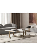 Rectangular White Marble Coffee Table | Splendido Cowell | Oroa.com