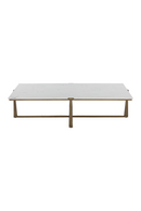 Rectangular White Marble Coffee Table | Splendido Cowell | Oroa.com