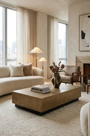 Etched Antique Brass Coffee Table | Splendido Albans | Oroa.com