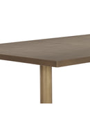 Antique Brass Rectangular Bar Table | Splendido Corina