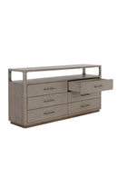 6-Drawer Oak Veneer Dresser | Splendido Danette | Oroa.com
