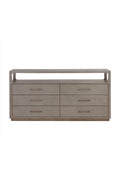 6-Drawer Oak Veneer Dresser | Splendido Danette | Oroa.com