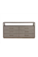 6-Drawer Oak Veneer Dresser | Splendido Danette | Oroa.com