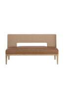 Brown Leather Seat Banquette | Splendido Brocco | Oroa.com