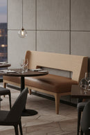 Brown Leather Seat Banquette | Splendido Brocco | Oroa.com