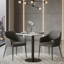 Hospitality furniture - Square White Marble Bistro Table S - www.oroatrade.com