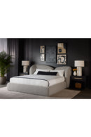 Modern Oak Curved Nightstand | Splendido Tarrant | Oroa.com