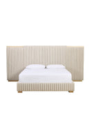 Channeled Panel Headboard King Bed | Splendido Tarrant | Oroa.com