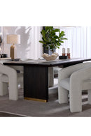 Chamfered Edge Oak Dining Table | Splendido Kalla | Oroa.com