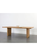 Chamfered Edge Oak Dining Table | Splendido Kalla | Oroa.com