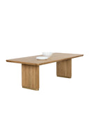 Chamfered Edge Oak Dining Table | Splendido Kalla | Oroa.com