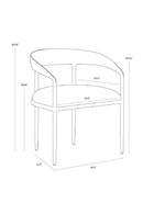 Antique Brass Framed Dining Chair | Splendido Zanatta | Oroa.com