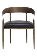 Antique Brass Framed Dining Chair | Splendido Zanatta | Oroa.com