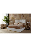 Leather Channeled Lounge Chair | Splendido Tryor | Oroa.com