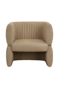 Leather Channeled Lounge Chair | Splendido Tryor | Oroa.com