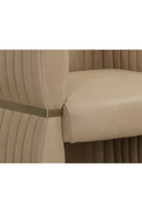 Leather Channeled Lounge Chair | Splendido Tryor | Oroa.com
