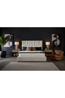 Champagne Gold Accented Black Nightstand | Splendido Algarve | Oroa.com