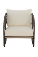 Gray Polyrod Indoor/Outdoor Lounge Chair | Splendido Toulon