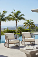 Gray Polyrod Indoor/Outdoor Lounge Chair | Splendido Toulon