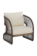 Gray Polyrod Indoor/Outdoor Lounge Chair | Splendido Toulon | Oroa.com