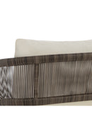 Gray Polyrod Indoor/Outdoor Lounge Chair | Splendido Toulon