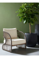 Gray Polyrod Indoor/Outdoor Lounge Chair | Splendido Toulon