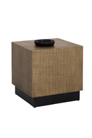 Etched Antique Brass Side Table | Splendido Albans | Oroa.com