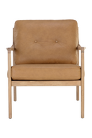 Button-Tufted Leather Lounge Chair | Splendido Gilmore | Oroa.com