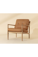 Button-Tufted Leather Lounge Chair | Splendido Gilmore | Oroa.com