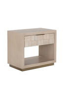 Light Oak Wood-Tile Nightstand | Splendido Akava | Oroa.com