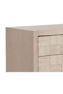Oak Wood Tile 4-Drawer Dresser | Splendido Akava | Oroa.com