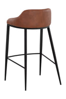 Low-Back Leather Look Bar Stool | Splendido Astra | Oroa.com