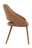Monochromatic Leather Dining Chair | Splendido Galen | Oroa.com