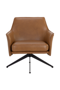 Swivel Leather Lounge Chair | Splendido Crosby | Oroa.com