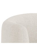 Cream Fabric Curved Lounge Chair | Splendido Trine | Oroa.com