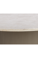 Taupe Leather Look Dining Table | Splendido Cataldi | Oroa.com