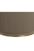 Taupe Leather Look Dining Table | Splendido Cataldi | Oroa.com