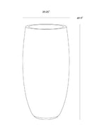 Antique Bronze Look Indoor/Outdoor Planter | Splendido Aster | Oroa.com