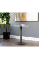 Round White Marble Bistro Table | Splendido Suki | Oroa.com