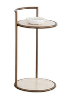 Gold Frame Indoor/Outdoor End Table | Splendido Parga | Oroa.com