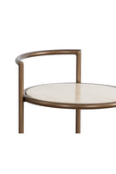 Gold Frame Indoor/Outdoor End Table | Splendido Parga | Oroa.com