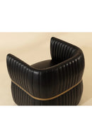 Leather Channeled Lounge Chair | Splendido Tryor | Oroa.com