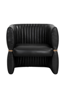 Leather Channeled Lounge Chair | Splendido Tryor | Oroa.com