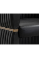 Leather Channeled Lounge Chair | Splendido Tryor | Oroa.com